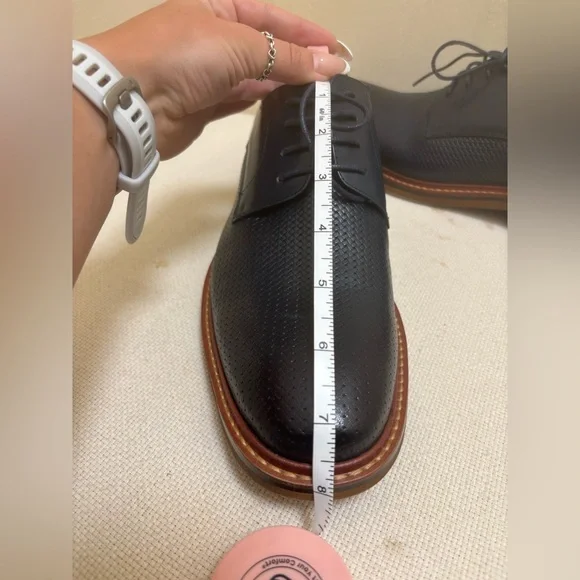 Ritizen Shoes Mens Size 8.5 Blue Leather Lace Up Oxford *NWOT* never worn! - Picture 13 of 16